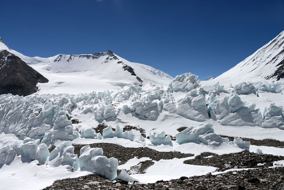 49 Lhakpa Ri Comes Into View As Makalu Leaves View Across The East Rongbuk Glacier As Trail Nears Mount Everest North Face Advanced Base Camp In Tibet